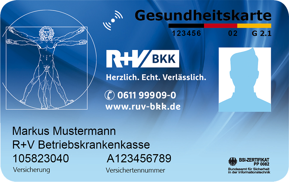 R+V BKK-Versichertenkarte